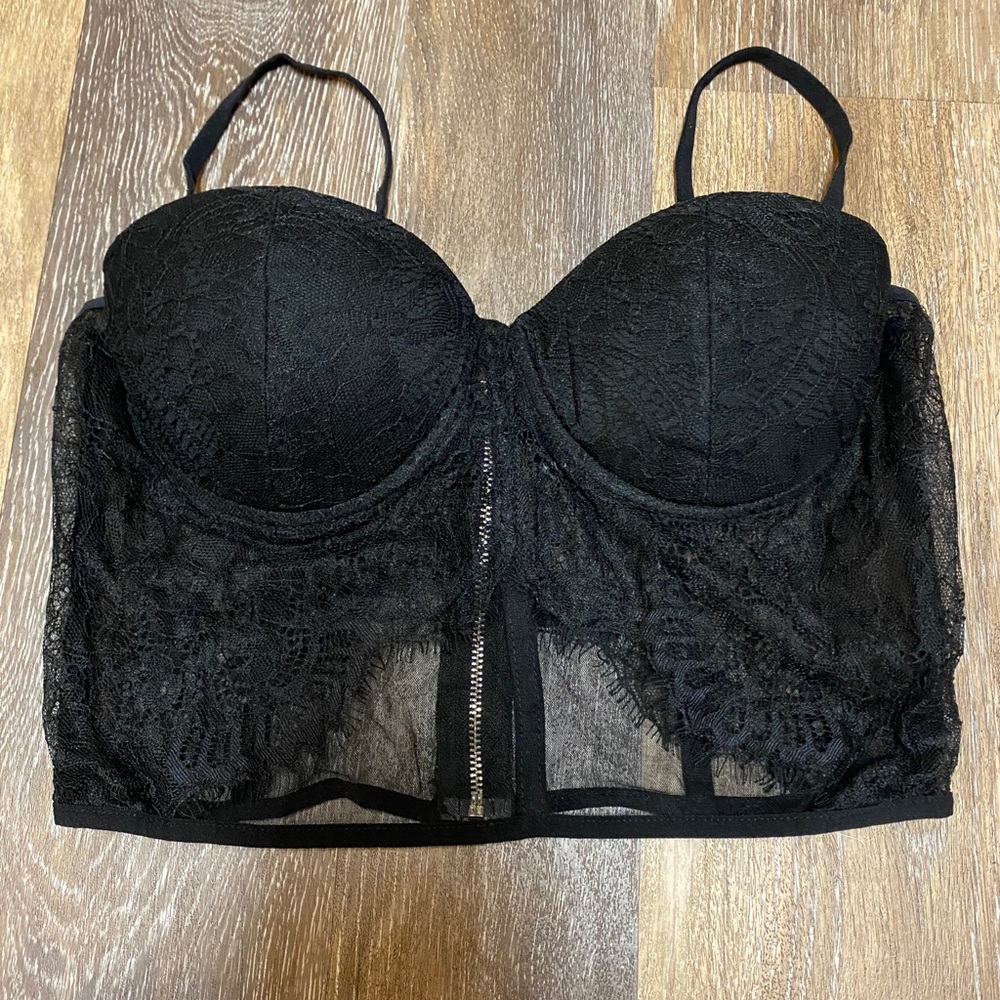 Windsor black corset top